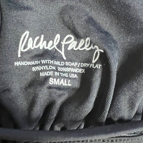 NWT Rachel Pally Tahoe Halter Bikini Swim Top Black Small‎ - Picture 5 of 6